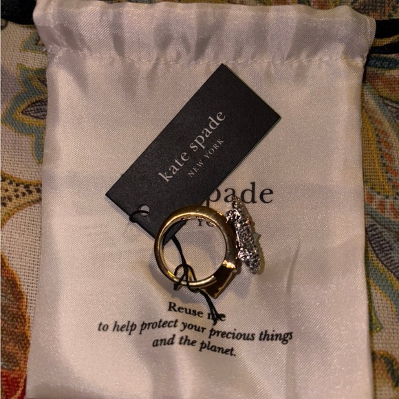 Kate Spade New York Minute Car Charm Ring Size 7 NWT - Picture 2 of 6